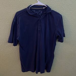 medium navy blue margaritaville polo t shirt